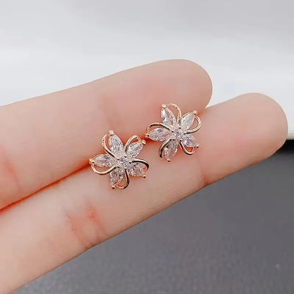 Orecchini in argento 925 con ago in argento moda coreana con cuore di cristallo per gioielli da donna 2025 Trending Nuovi orecchini a cerchio da donna di lusso Brincos