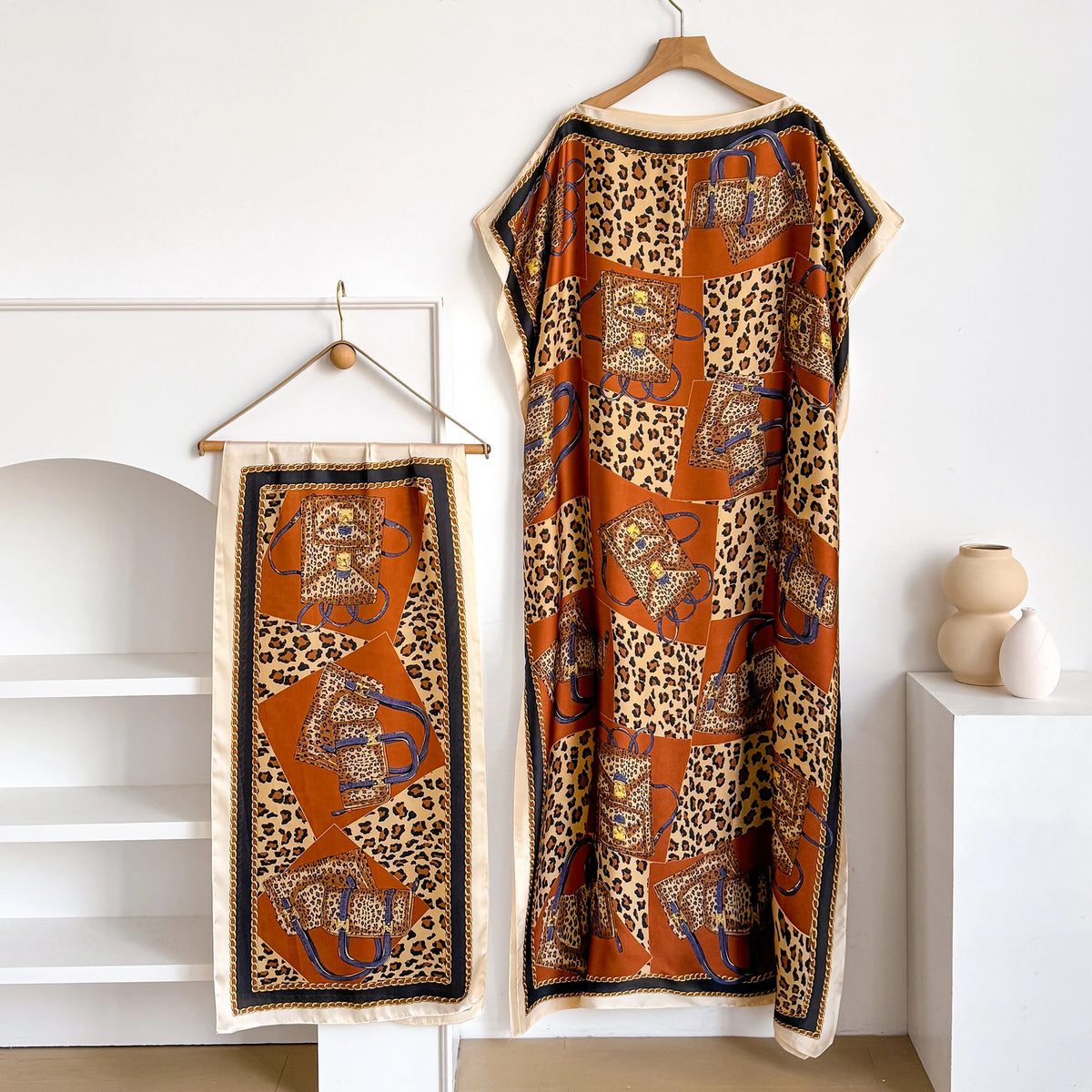 Summer Beach Women's Sexy Fashion Print Chiffon Smock Bikini Cover up Loose Blouse Comfortable Sunscreen Poncho 2026