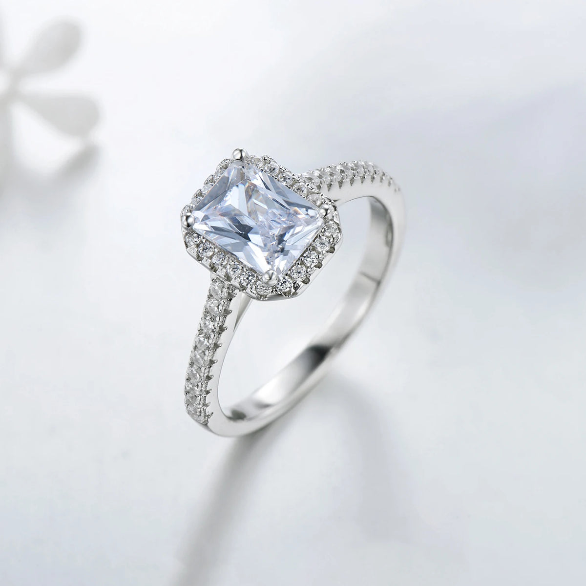 R&J 925 Solid Silver Rings For Women Wedding Jewelry Bijoux AAAAA zirconia vintage Accessories Engagement Bague Bijouterie