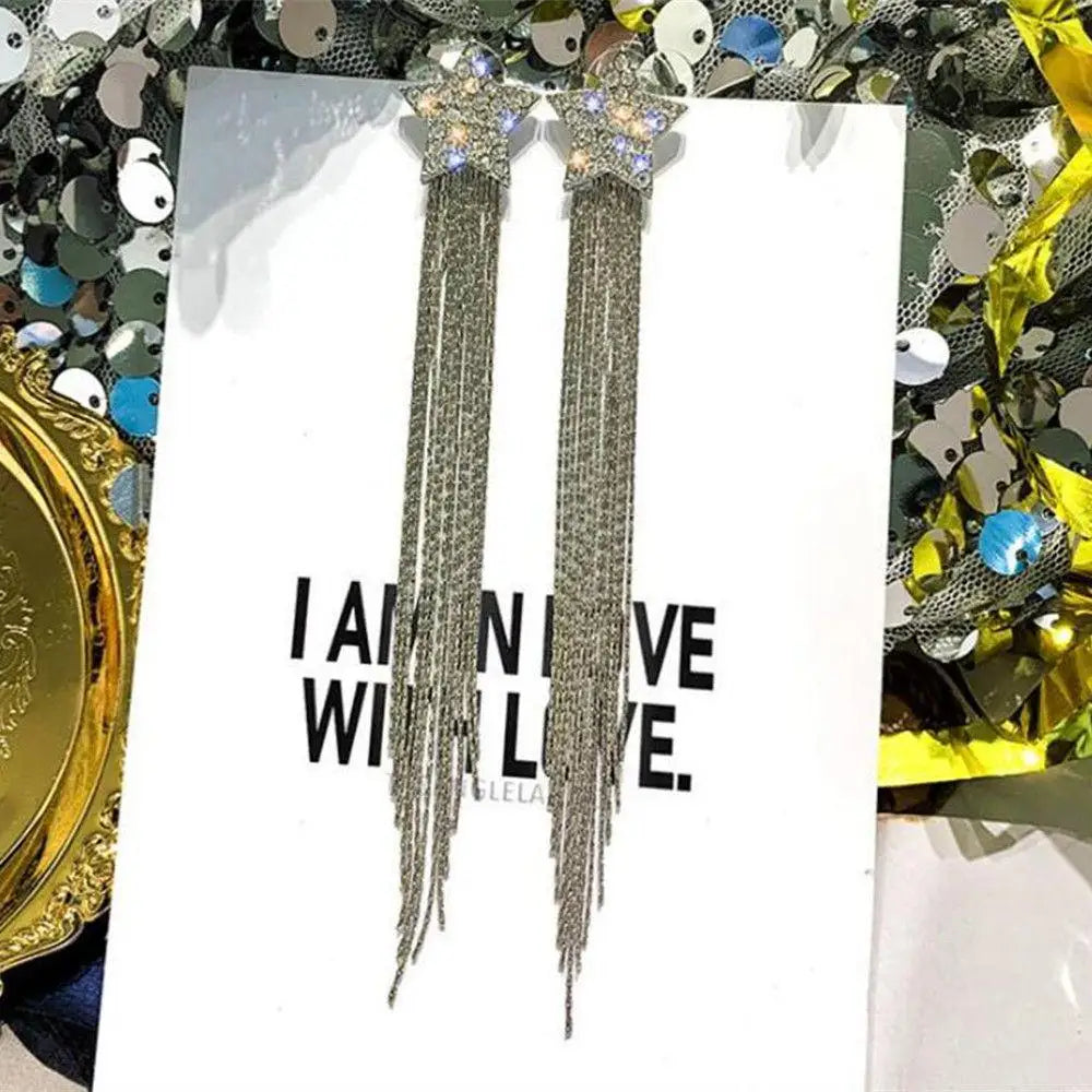 Nuova tendenza della moda Design unico Orecchini rettangolari eleganti e squisiti con zirconi per gioielli da donna Regali premium per feste di nozze