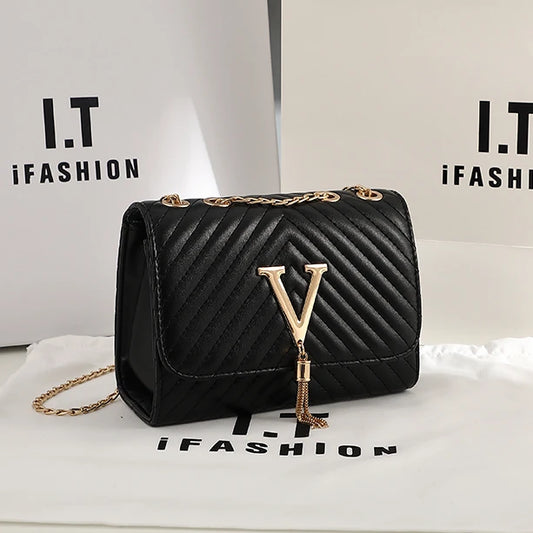 Borsa a tracolla da donna con ricamo Borsa a tracolla di lusso con filo Borse a tracolla con nappa con paillettes di marca Borsa piccola e borsetta da festa