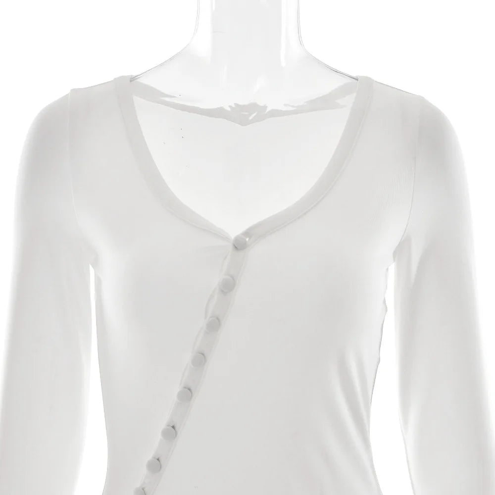 Abito corto sexy con volant patchwork bianco nero Abito corto da donna con maniche lunghe svasate con lacci Mini abiti da festa da sera Donna Blu Rosa Rosso