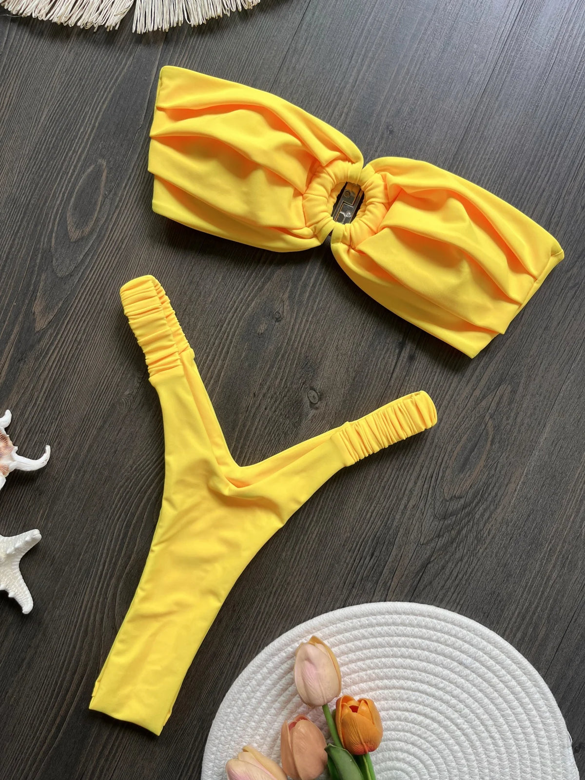 2026 Sexy Female Swimwear Micro Bikini Push Up Women Solid Swimsuits Brazilian Bikini Set Thong Biquini Swim Suits Beachwear