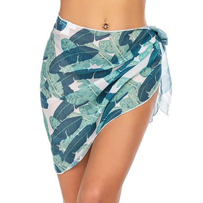 Chiffon Womens Sarongs Wrap gonna Coverups Wrap Sheer Chiffon costume da bagno sciarpa Cover Short sarong Beach Short Cover Beach Bikini
