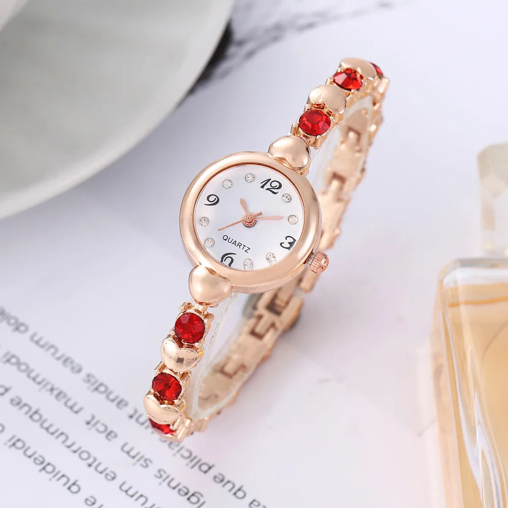 Orologio da Polso Donna in Acciaio Inossidabile, Design Semplice e Alla Moda, Movimento al Quarzo, Lussuoso e Conveniente