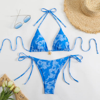 Sexy Maillot de Bain Femme Bikinis Maillots de Bain Femme 2026 Maillot de Bain 3 Pièces Ensembles Bikinis Triangle Robe de Plage Cache-Maillot de Plage