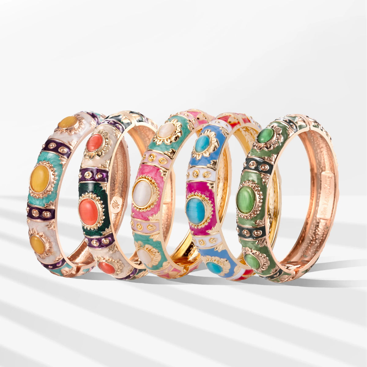 Bracelet en émail pour femmes, jonc à main hawaïen, indien, cloisonné, bijoux africains, bracelets de créateurs bohèmes pour femmes, cadeaux