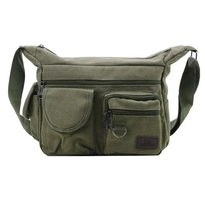 Borsa a Tracolla in Tela da Uomo, Borsa Casual da Viaggio, Borsa Messenger di Lusso, Borsa a Mano di Alta Qualità, Borsa da Petto alla Moda