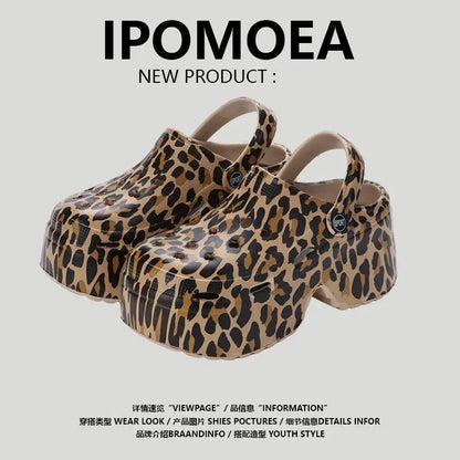 Pantofole da spiaggia estive nuove da donna di lusso 2024 tacco alto 9cm suola morbida leggera comode pantofole Casual di alta qualità