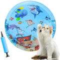 Tappetino per acqua sensoriale mare oceano Tappetino per acqua gonfiabile addensato per forniture per animali domestici per gatti Tappetino rinfrescante per pulizia Accessori estivi per animali domestici per gatti