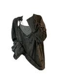 Primavera Y2K Design Allentato Casual Set a due pezzi Top a maniche lunghe 2000s Marea Streetwear Harajuku Abbigliamento Donna T-shirt oversize
