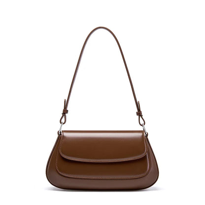 Borse di lusso Zency per donna, in vera pelle, stile francese, borsa a tracolla estiva da donna, borsa a spalla, borsa a tracolla sottobraccio.