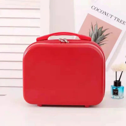 Mini valigia da viaggio leggera da 14 pollici Scatola per cosmetici Organizzatore per bagagli a mano impermeabile Custodia per trucco Piccola custodia da imbarco protettiva