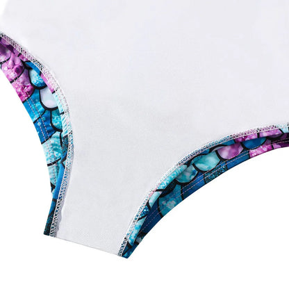 Costume da bagno a sirena per bambini costume da bagno intero per ragazze costume da bagno intero per ragazze Hot Spring Sling costume da bagno ad asciugatura rapida per sport acquatici