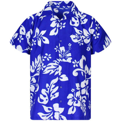 Camicia da uomo con risvolto estivo a maniche corte motivo hawaiano personalizzato stampa 3D lavoro casual quotidiano vacanza design confortevole