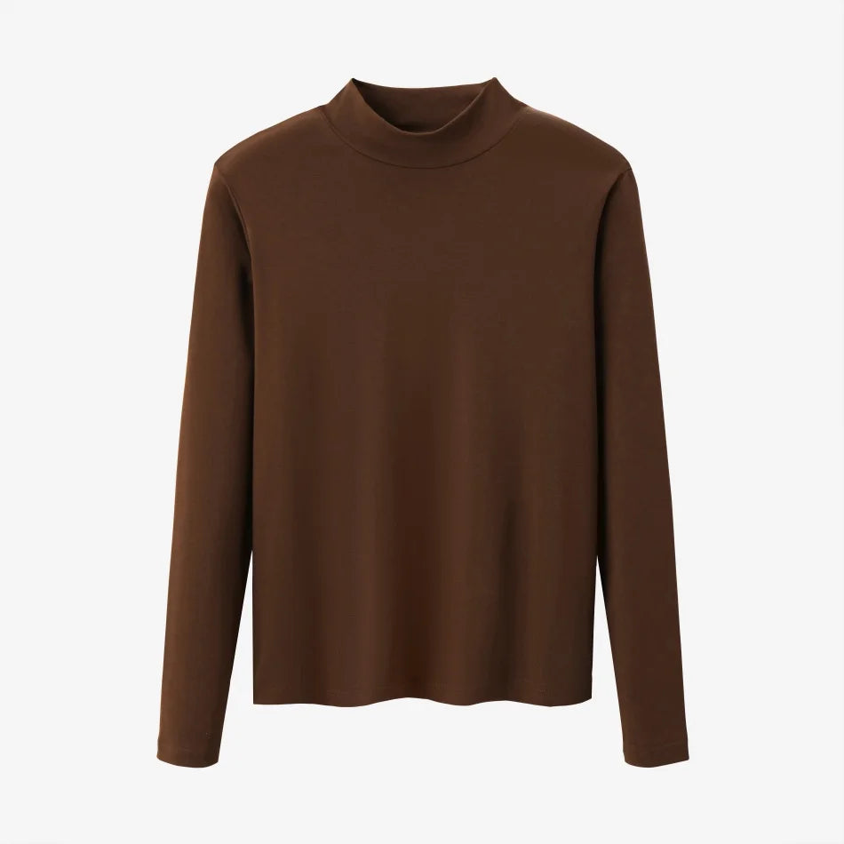 AS AW26 Abito in velluto con tasche laterali + Maglione basic a collo alto in jersey
