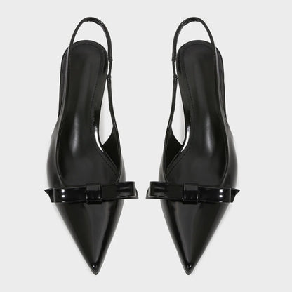 Sandales d'été à talons hauts pour femmes Élégante décoration de nœud Mode Fête Mariage Chaussures élégantes à talon aiguille sexy pour femmes