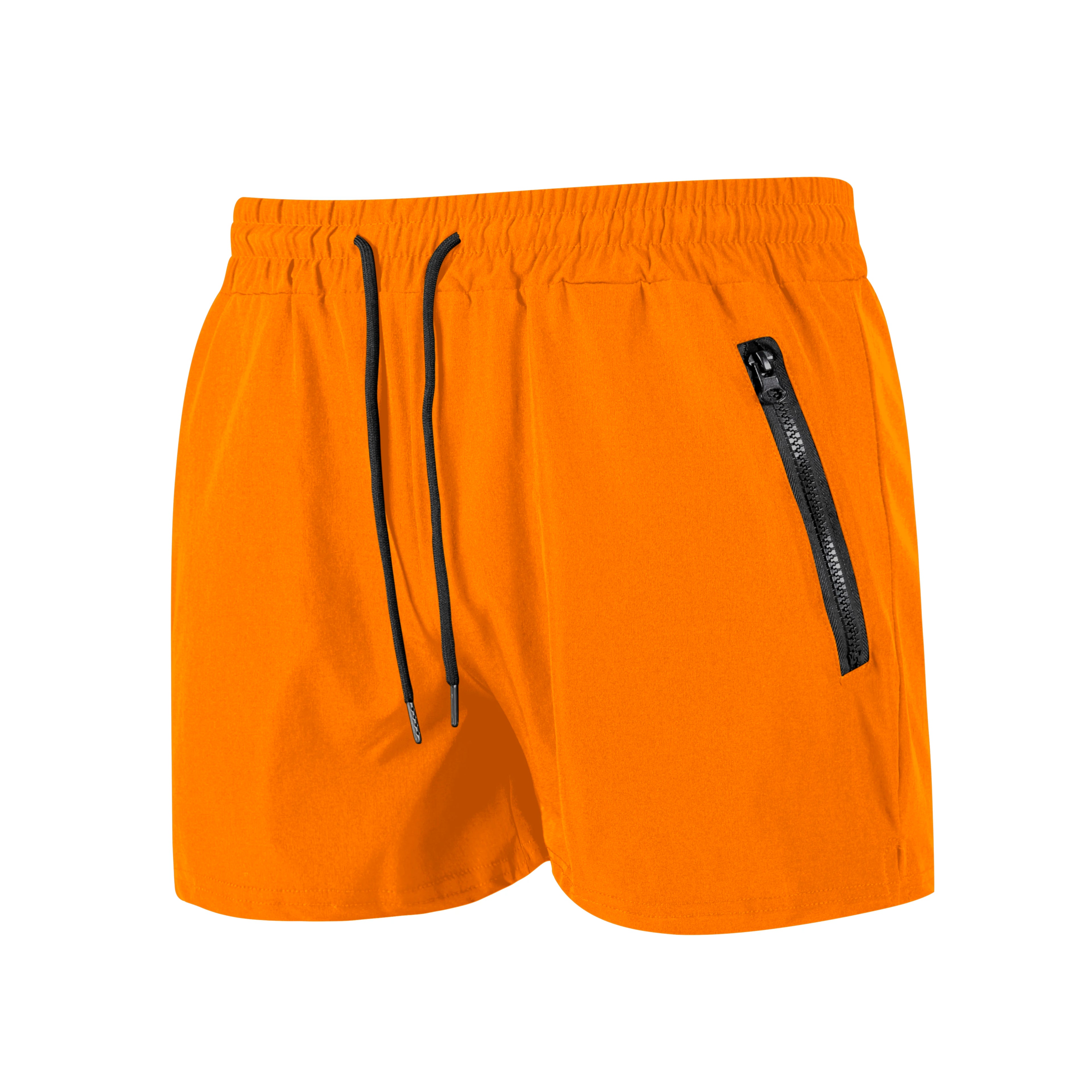Costume da bagno da uomo con tasche con cerniera Fodera in rete Pantaloncini da spiaggia estivi Costume da bagno da bagno ad asciugatura rapida Costume da bagno