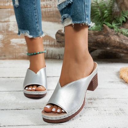 Damensandalen Sommer 2025 High Heels Sandalen Damen Peep Toe Schuhe Damen Sommerschuhe Damen High Heel Hausschuhe Luxus High Heel Schuhe