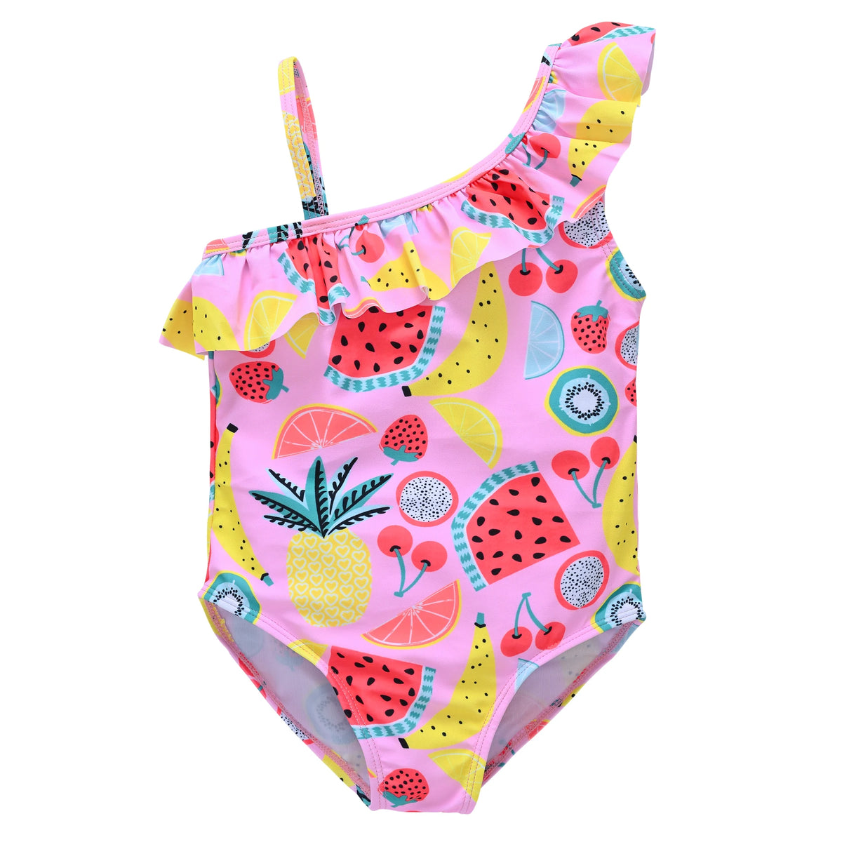 Kavkas Summer Girls costume da bagno da 9 M a 6 anni costume da bagno caldo stampato floreale per bambini costumi da bagno per bambini di un pezzo per bambini
