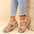 Damen Keilsandalen Sommer 2023 Rutschfeste Strandschuhe Neue Mode Damen Plateau Casual Leichte Sandalen Sandalias Mujer Übergröße