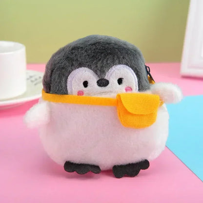 Cartone animato animale ragazzi portamonete in peluche bambini portamonete con cerniera custodia portaoggetti simpatici animali portafogli donna mini borsa regalo per bambini