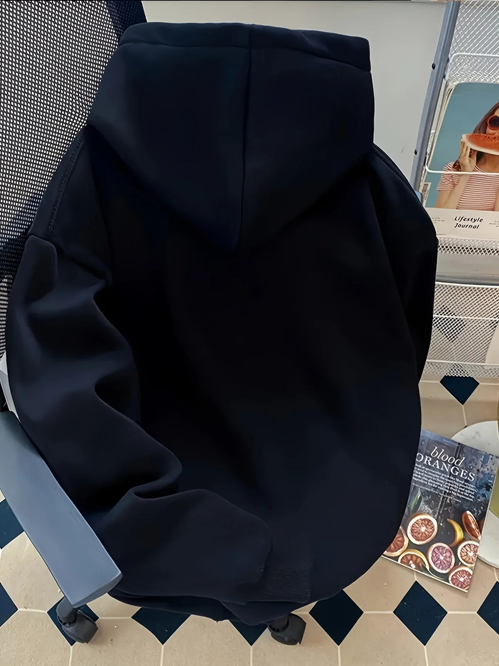Felpa con cappuccio autunnale e invernale con stampa coreana, stile casual multifunzionale, facile da indossare, adatta per il pendolarismo.