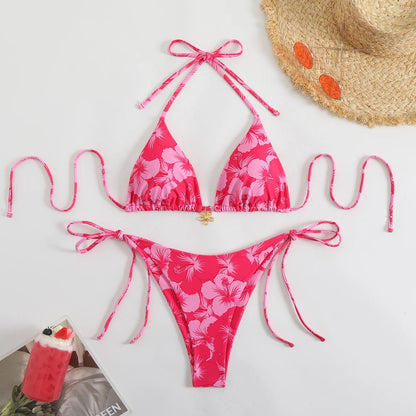 Sexy Maillot de Bain Femme Bikinis Maillots de Bain Femme 2026 Maillot de Bain 3 Pièces Ensembles Bikinis Triangle Robe de Plage Cache-Maillot de Plage