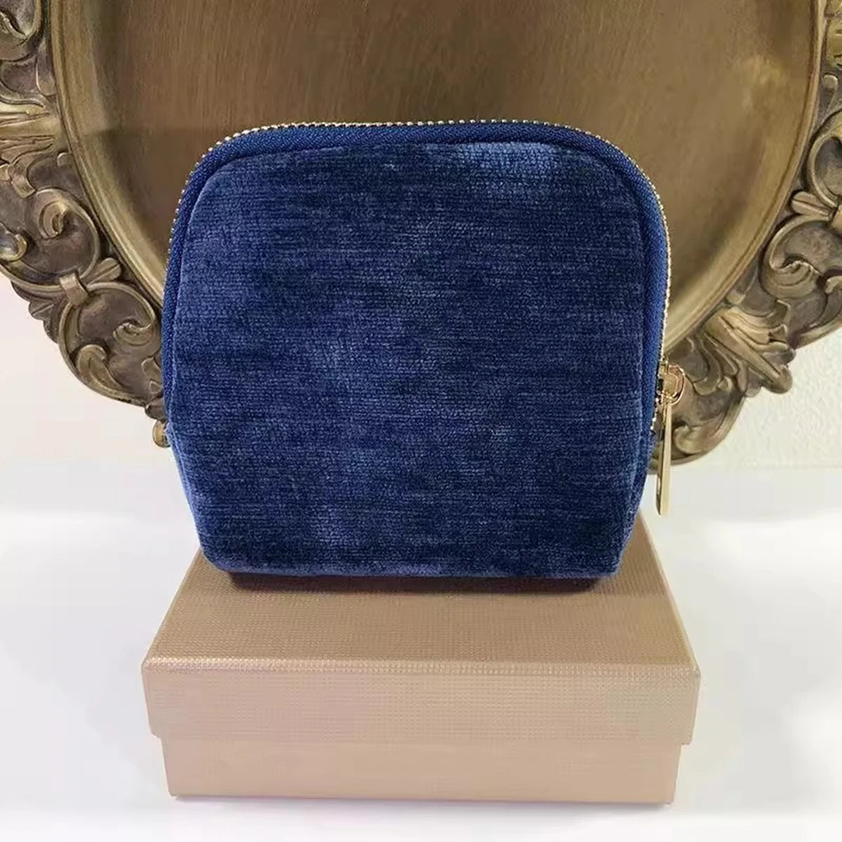 Borsa portaoggetti per gioielli a 5 strati, borse per gioielli in velluto per orologi, bracciali, anelli, orecchini, cristalli, custodia per gioielli da viaggio portatile