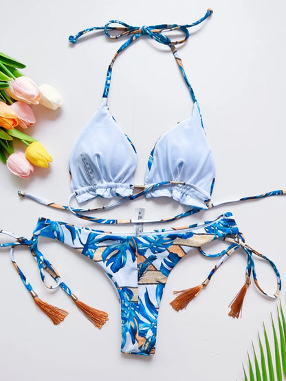 Maillot de bain bikini sexy d'été pour femmes, maillot de bain push-up, maillot de bain brésilien, ensemble bikini de plage