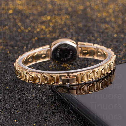 Orologi semplici ed eleganti con quadrante piccolo Orologi da polso al quarzo da donna in oro di lusso da donna Orologio da polso da donna delle migliori marche relogio feminino