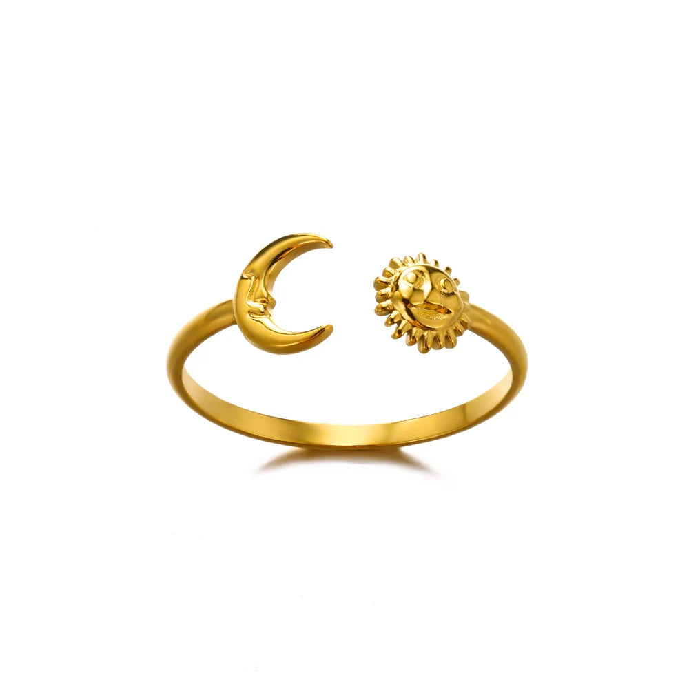 Anelli in acciaio inossidabile 316L per le donne Colore oro Non sbiadisce mai Anelli classici di lusso Anelli per coppie di nozze Gioielli Spedizione gratuita