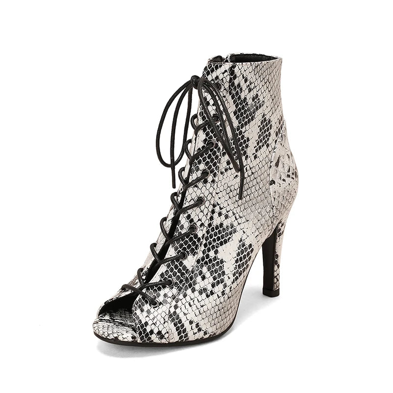 Sgesvier Elegant Ankle Women's Party Ladies Latin Sexy stilettos High Heels For Women Latin dance Boots heels shoes Ballroom