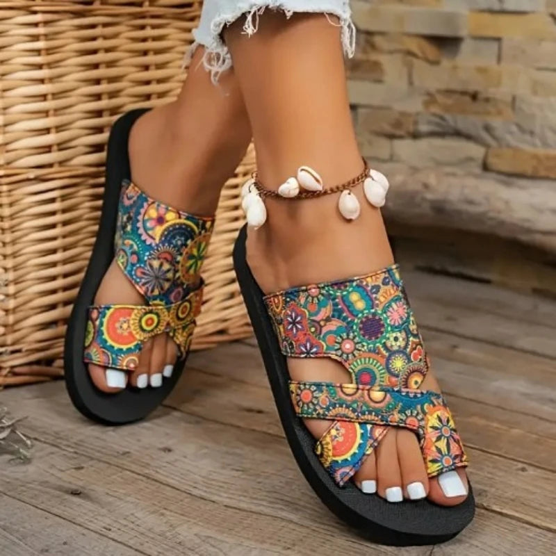 Nuovi sandali estivi da donna con punta aperta, leggeri e comodi, modello fish mouth, perfetti per la spiaggia.