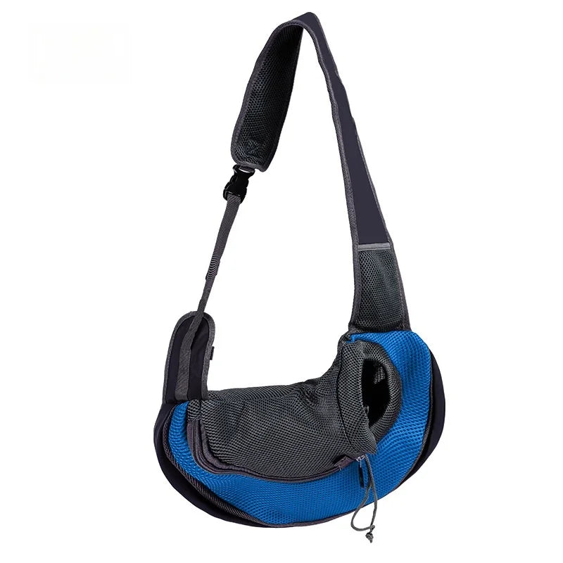 Zaino per animali domestici, borsa a tracolla portatile da viaggio, borsa a tracolla per esterni a mani libere adatta per forniture per animali domestici per gatti e cani
