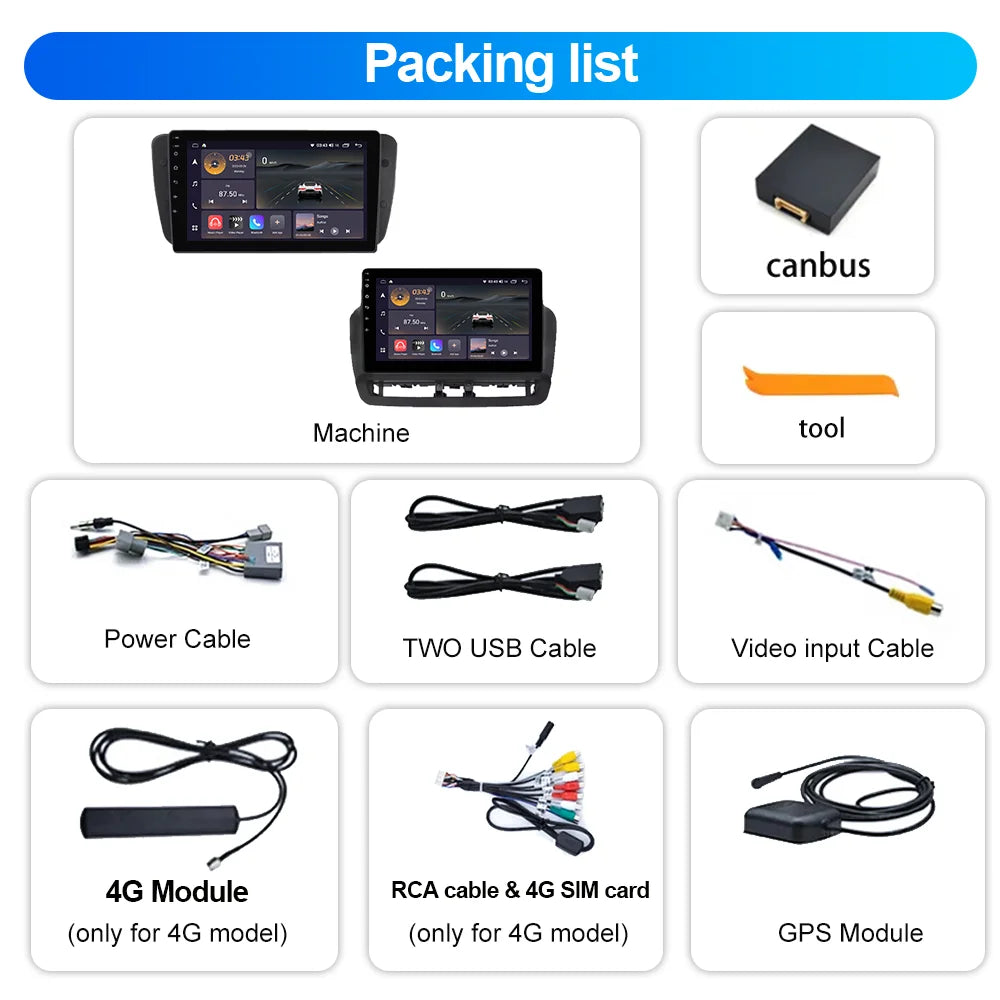Android 15 Autoradio Per Seat Ibiza 2012-2015 Carplay Android Auto Radio Car Multimedia Video Player 4G WIFI No 2din DVD 4G GPS