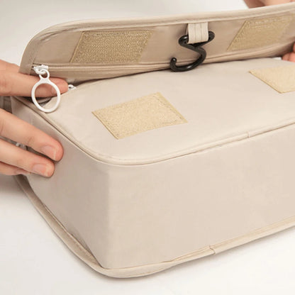 Borse per il trucco da toilette Borse per cosmetici pieghevoli coreane in tinta unita Borse da viaggio in PVC impermeabile di grande capacità per articoli da toeletta