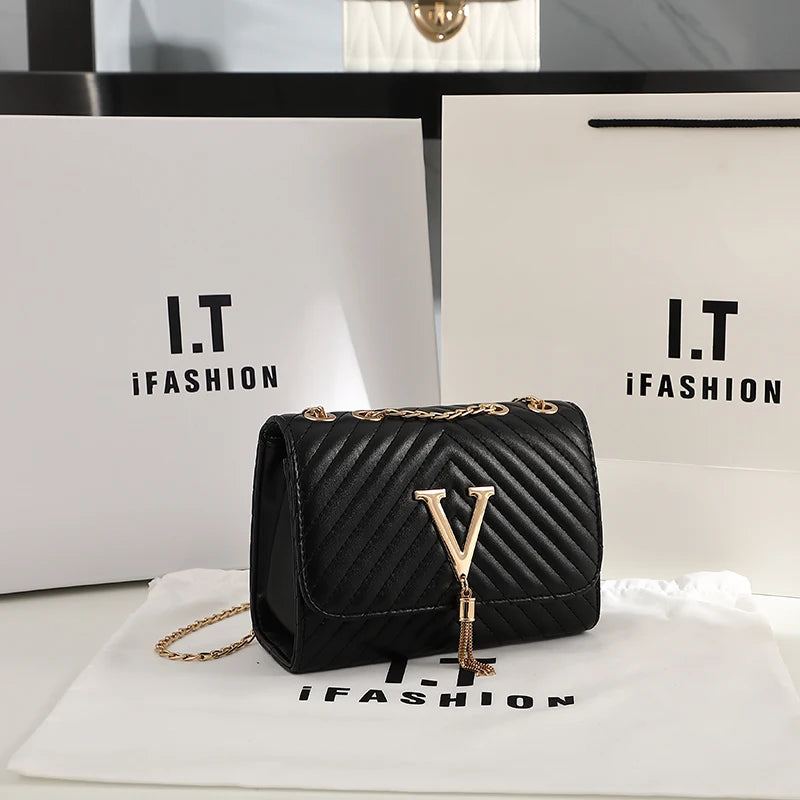 Borsa a tracolla da donna con ricamo Borsa a tracolla di lusso con filo Borse a tracolla con nappa con paillettes di marca Borsa piccola e borsetta da festa