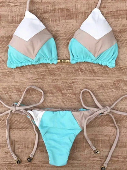 2023 Sexy Bikini Mehrfarbiger Badeanzug Damen Bademode Push-Up Gerippter Bikini-Set Brasilianischer Badeanzug Strandbekleidung Bademode Biquini