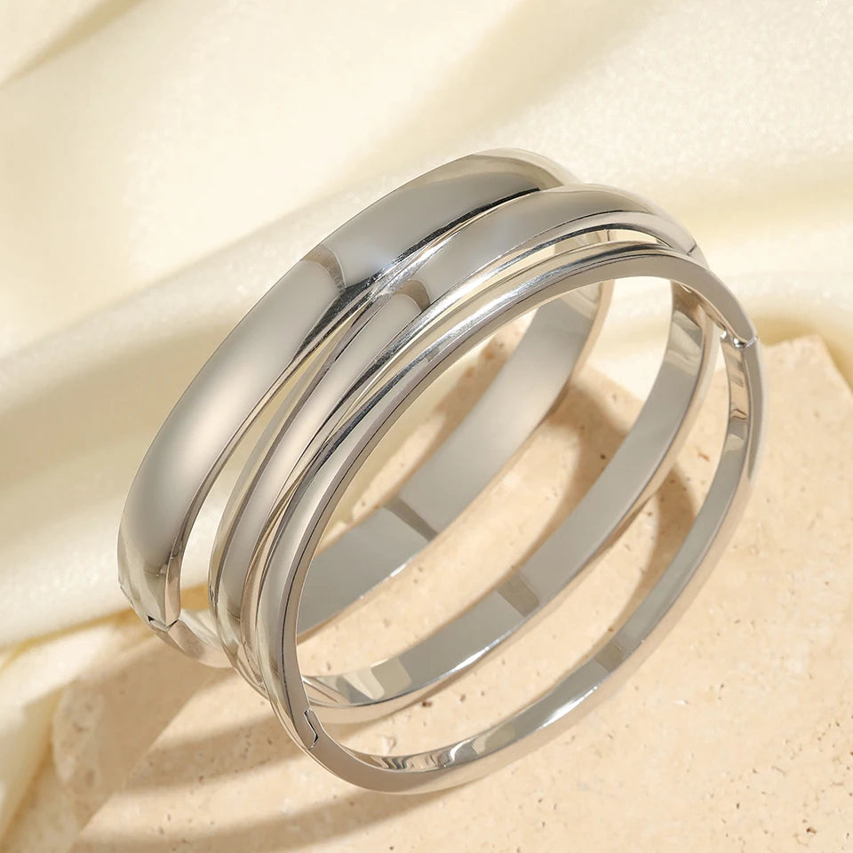 ZAKOL New Fashion 4mm/6mm/8mm Bracciale in acciaio inossidabile Bracciale per uomo Coppie abbinate Polsino con ciondoli Gioielli da uomo di lusso