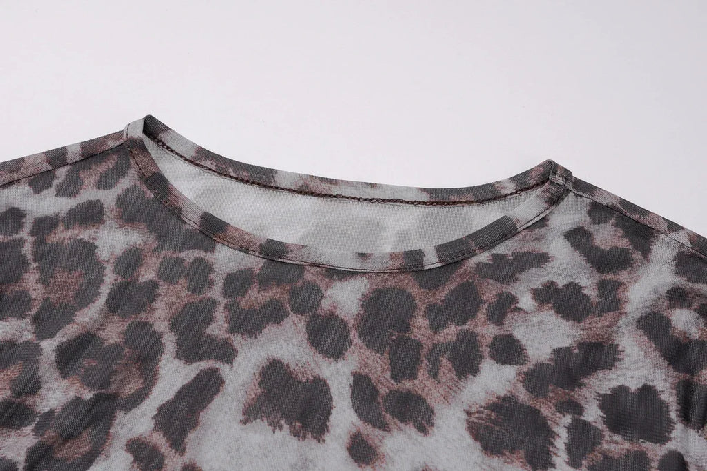 2024 Fashion Leopard Print slip scollo a V Patchwork Sexy Bodycon Maxi Dress autunno donna Casual Y2K Outfits Vacation Club