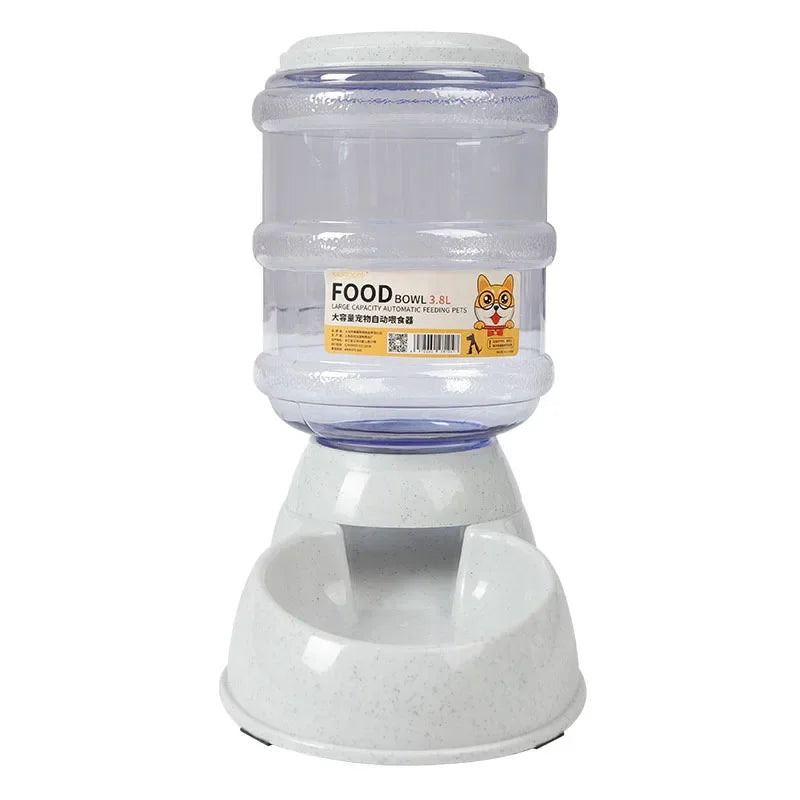 Mangiatoie automatiche per cani Bottiglia d'acqua in plastica Ciotola per gatti Alimentazione e bere Distributore d'acqua per cani Ciotola per animali domestici Forniture per animali domestici