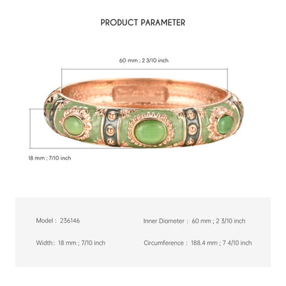 Bracelet en émail pour femmes, jonc à main hawaïen, indien, cloisonné, bijoux africains, bracelets de créateurs bohèmes pour femmes, cadeaux