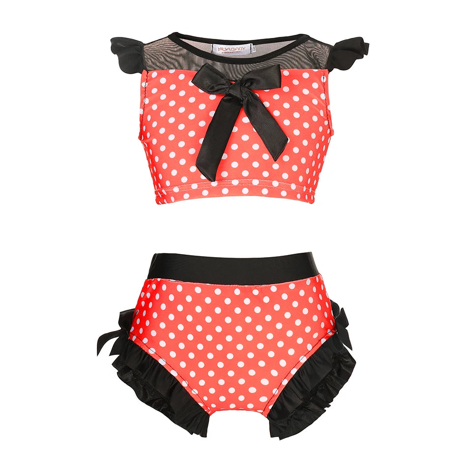 Costume da bagno principessa Sirena Mirabel Isabella Costume da bagno Set Ragazza Estate Beachwear Pool Party Bambini Anna Elsa Rapunzel Costume da bagno