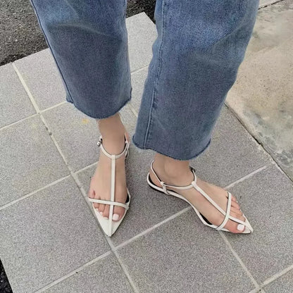 Sandali da donna 2025 Estate Nuova moda Sandali infradito Design alla moda sexy Comodi sandali con tacco basso per le donne Zapatos Mujer