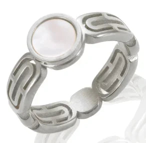 Anello minimalista con cuore d'amore in acciaio inossidabile per donna Anelli con zirconi intarsiati Gioielli di moda romantici impermeabili color oro