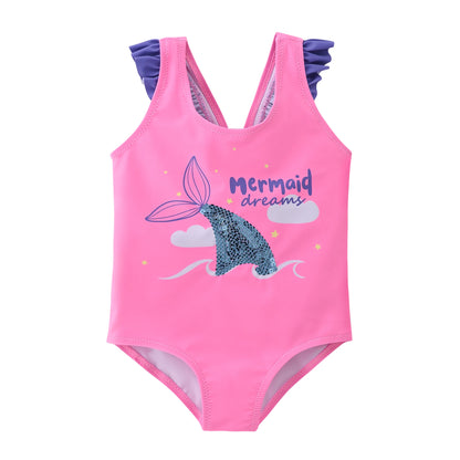 Kavkas Summer Girls costume da bagno da 9 M a 6 anni costume da bagno caldo stampato floreale per bambini costumi da bagno per bambini di un pezzo per bambini