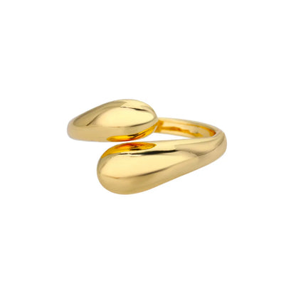 Anelli in acciaio inossidabile 316L per le donne Colore oro Non sbiadisce mai Anelli classici di lusso Anelli per coppie di nozze Gioielli Spedizione gratuita