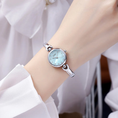UTHAI W34 Orologio da polso da donna Luce di lusso Semplice squisito quadrante rotondo Orologio impermeabile Lady Fashion Orologi al quarzo coreani