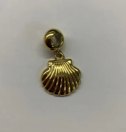 Bracciale a catena con ciondolo a forma di cuore o rotondo in acciaio inossidabile